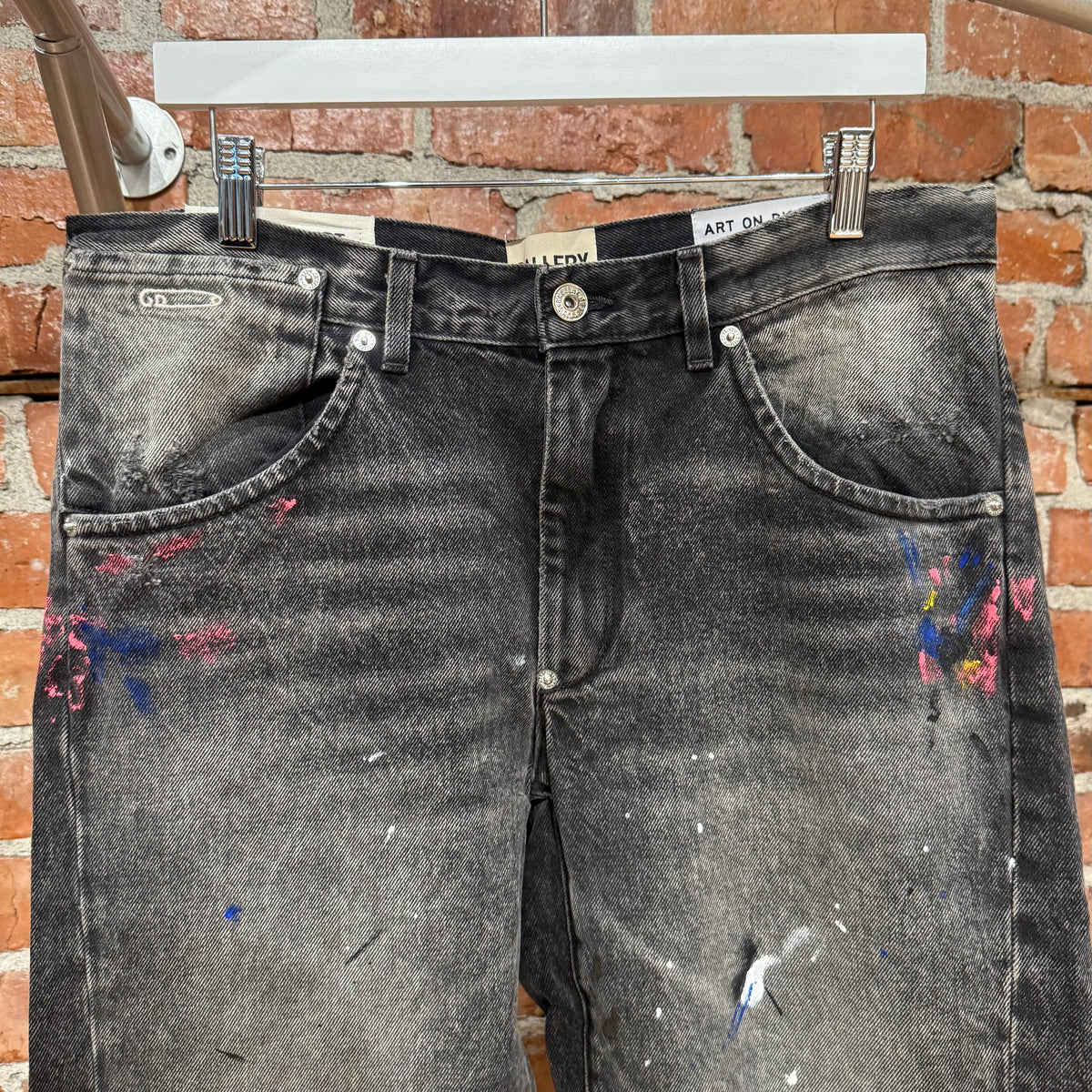 GALLERY DEPT. ZIP PAINTER DENIM ‘BLACK’