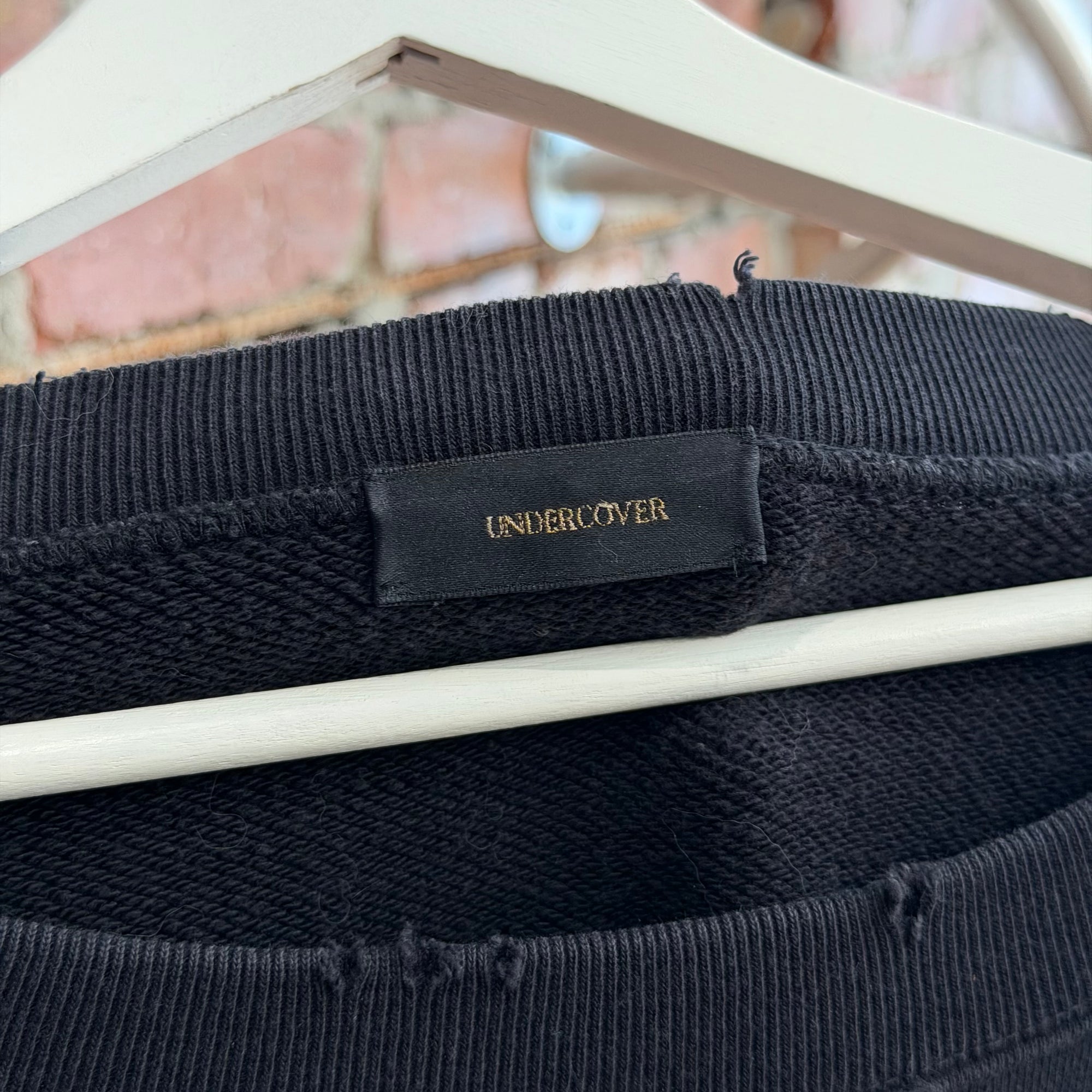 UNDERCOVER AW17 "BRAINWASHED GENERATION" OVERSIZED CREWNECK ‘BLACK’