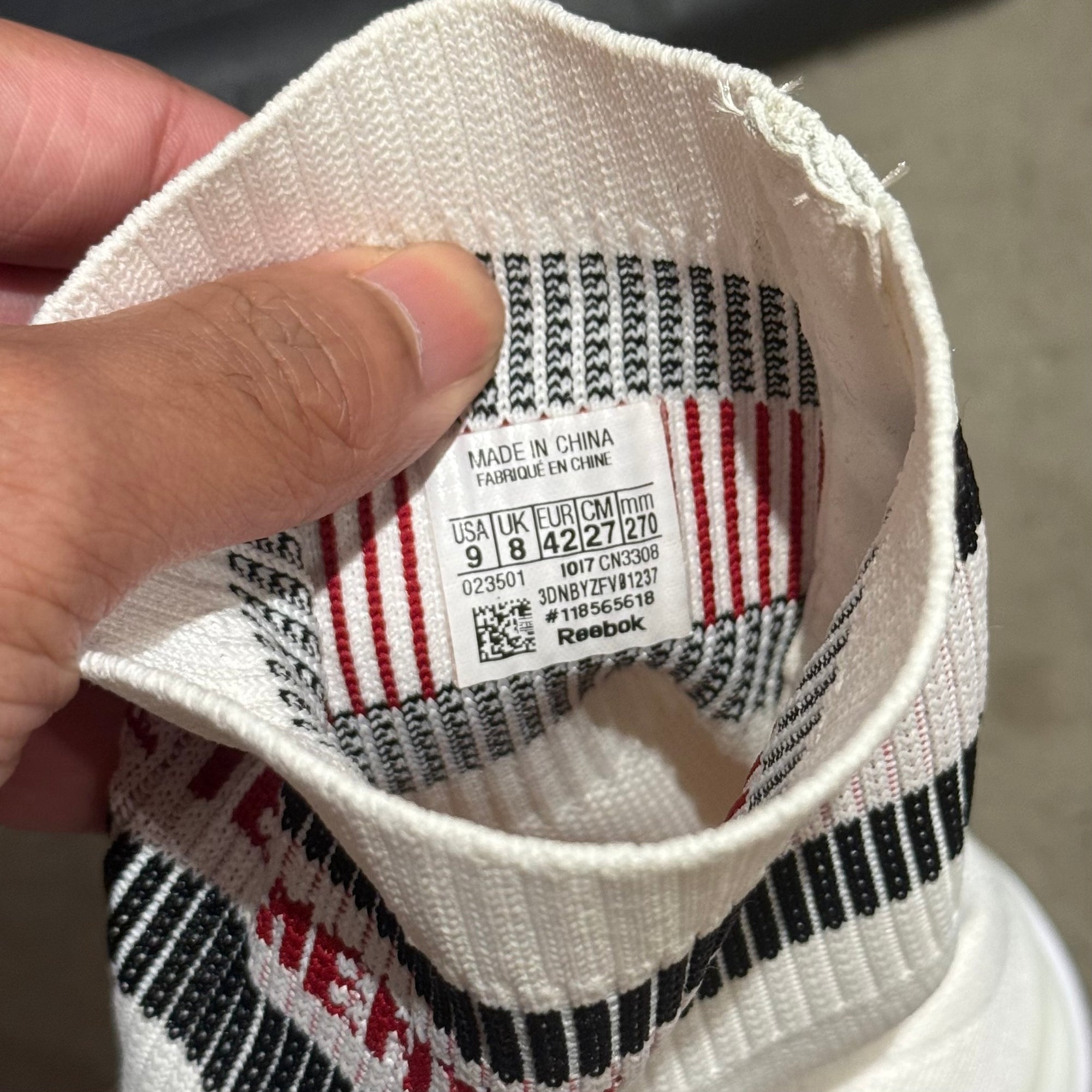 VETEMENTS X REEBOK SOCK RUNNER ‘WHITE’