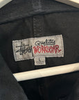 STUSSY WORKGEAR HOODED WORK JACKET ‘BLACK’