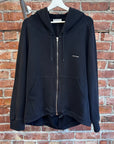 BALENCIAGA PREFALL 16 ARCHETPE C-SHAPE ZIP UP HOODIE ‘BLACK’