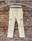 HANDMADE RUST BONDAGE CARGOS ‘CREAM’