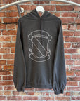NUMBER (N)INE SHIELD HOODIE ‘DARK GREY’