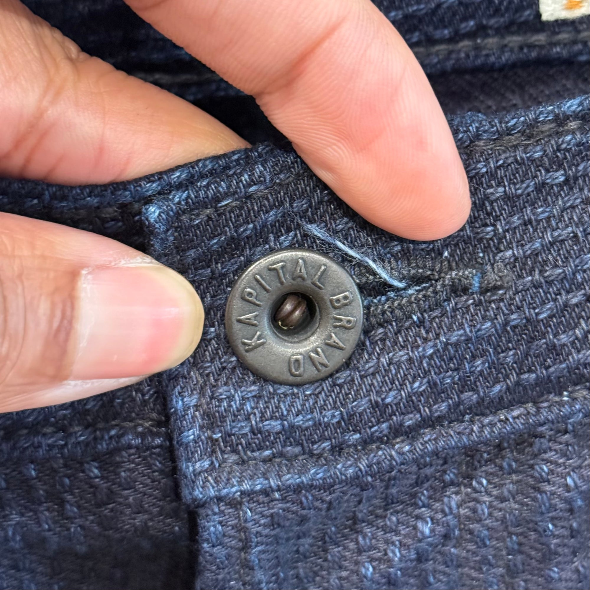 KAPITAL 5P MONKEY CISCO CENTURY DENIM ‘INDIGO’