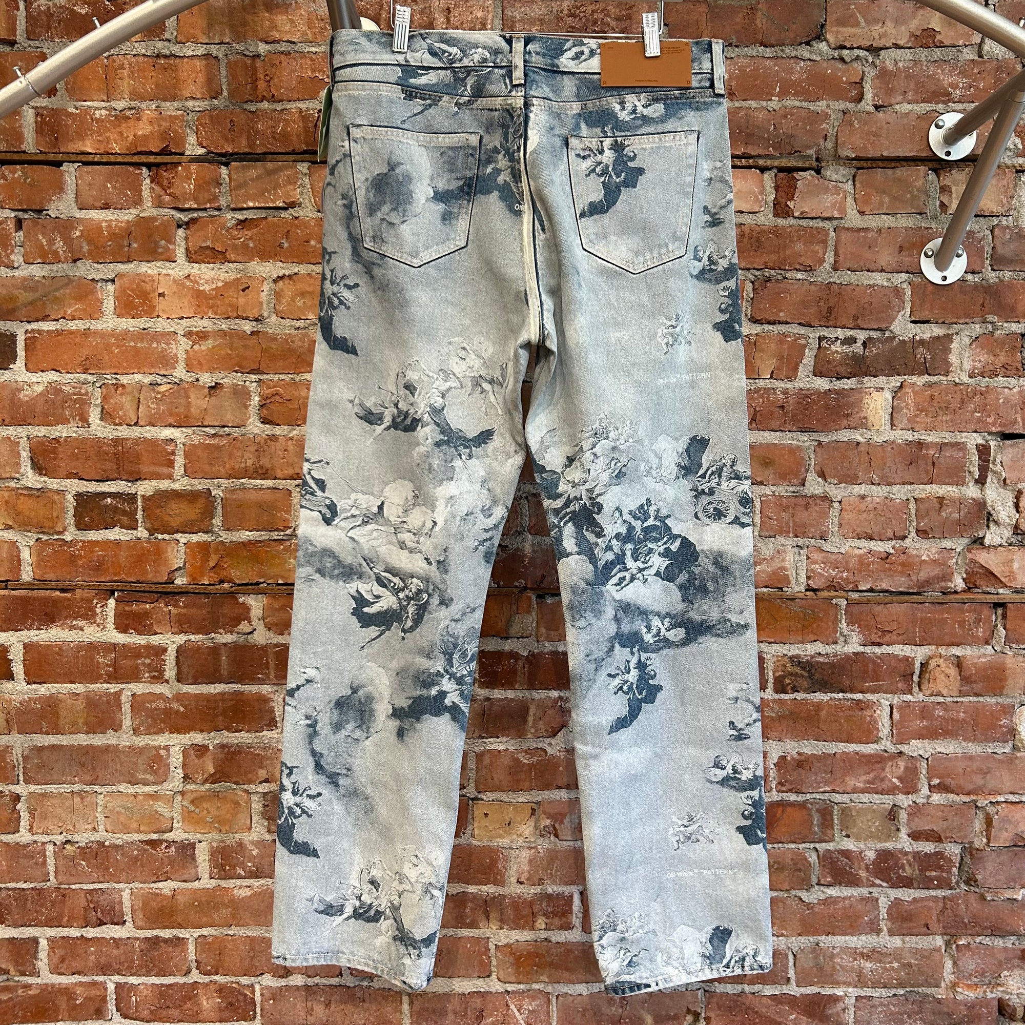 OFF-WHITE CRAVAGGIO TAPESTRY DENIM ‘LIGHT BLUE’