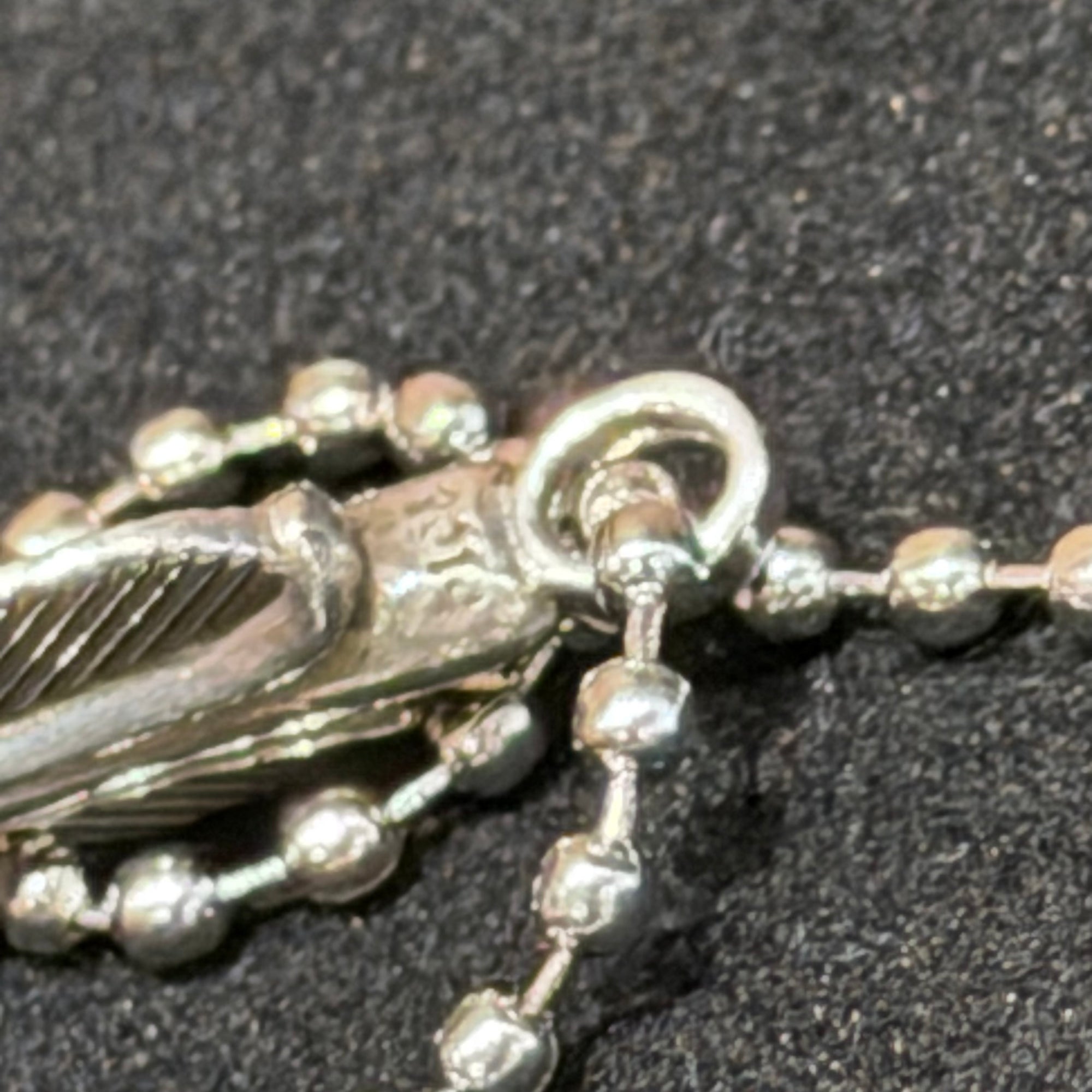 CHROME HEARTS FEATHER NECKLACE ‘SILVER’