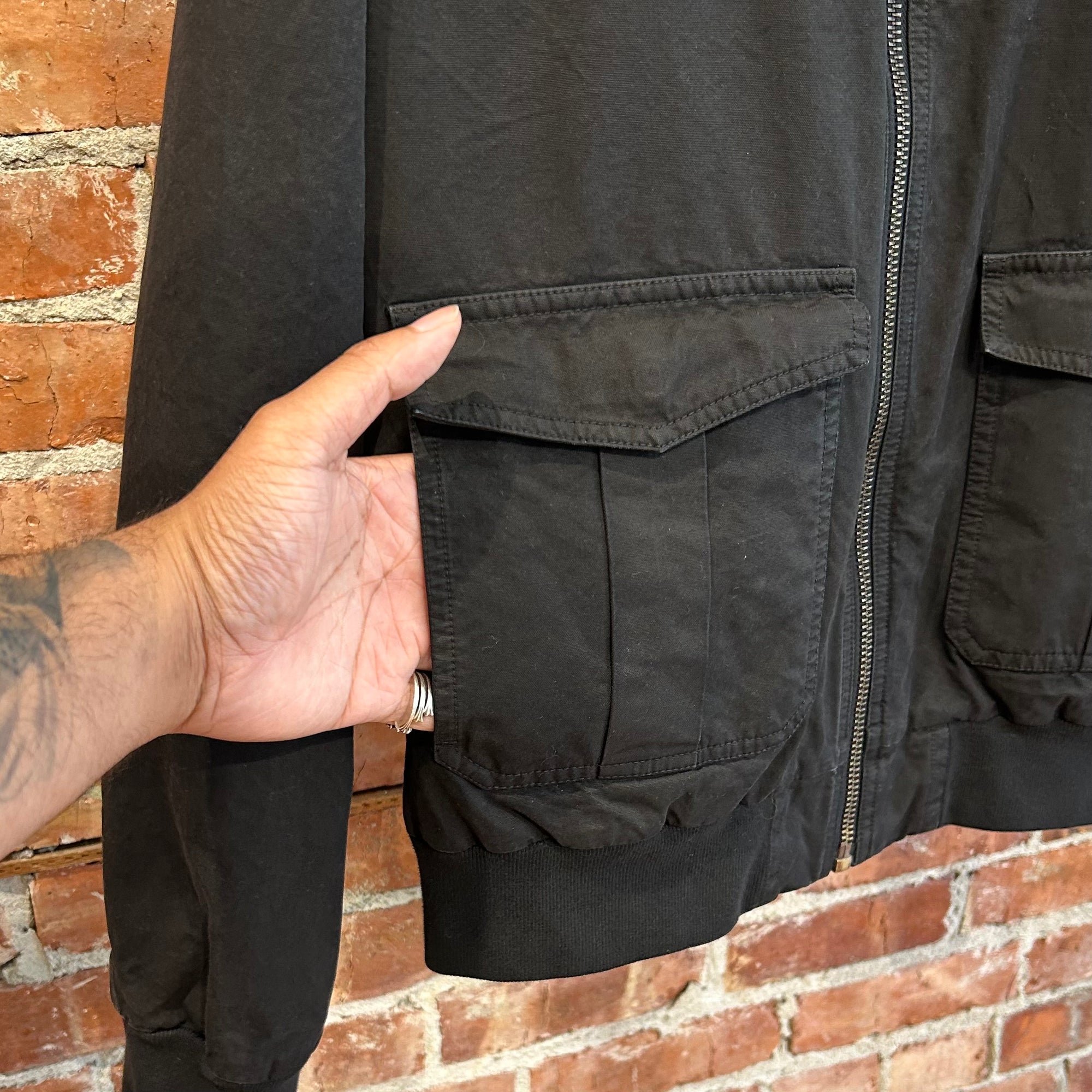 MARGIELA MM6 MILITARY FLIGHT JACKET ‘BLACK’