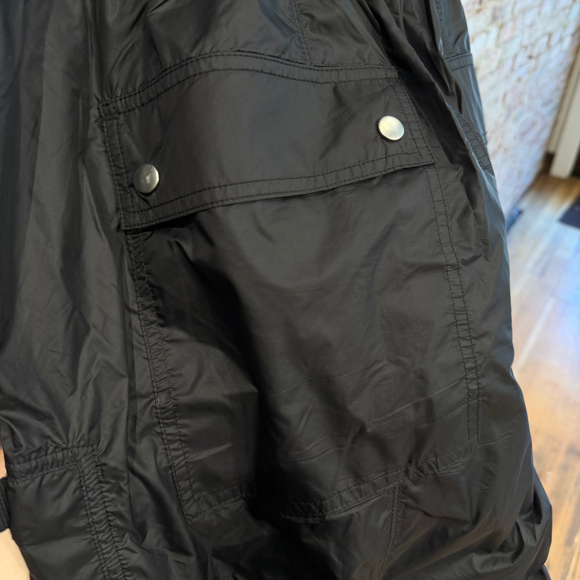 RICK OWENS DRKSDHW BAUHAUS CARGO SHORTS ‘BLACK’