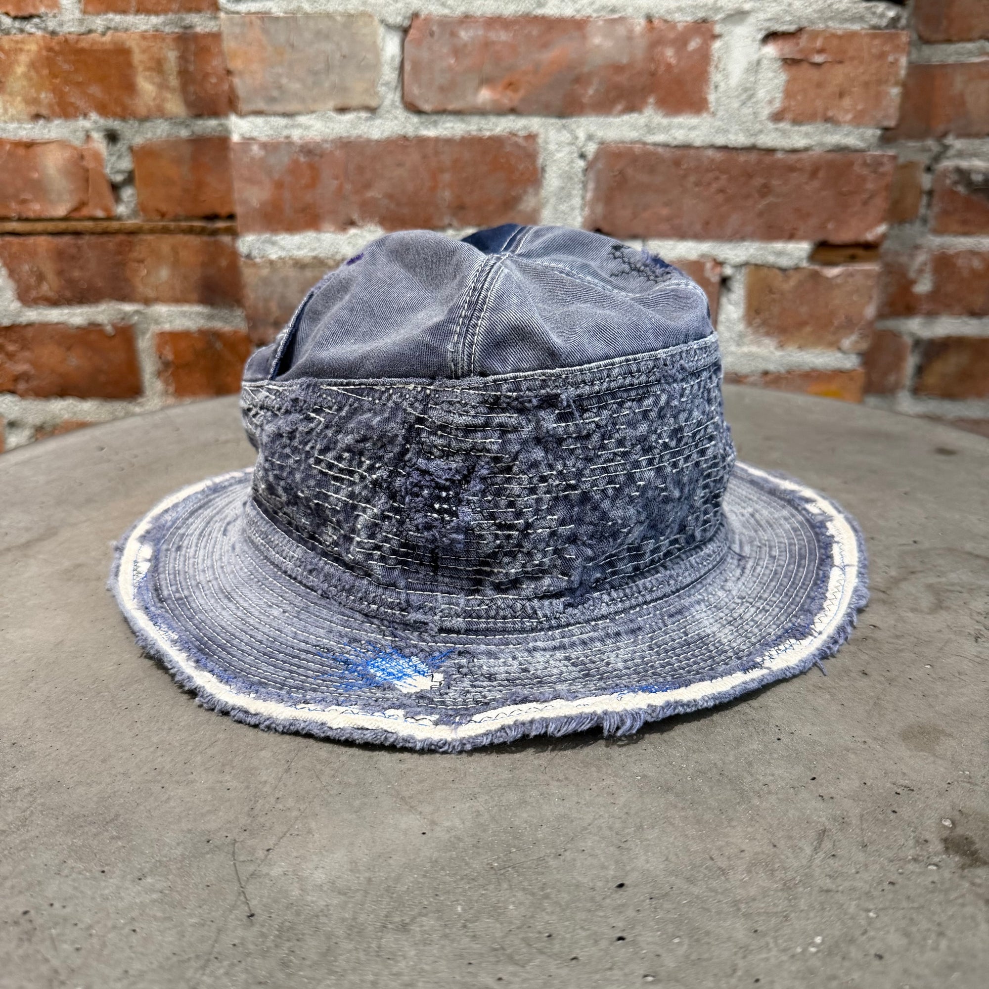 KAPITAL KOUNTRY BORO OLD MAN AND THE SEA HAT ‘INDIGO’
