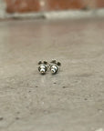 CHROME HEARTS PLUS CROSS STUD EARRINGS