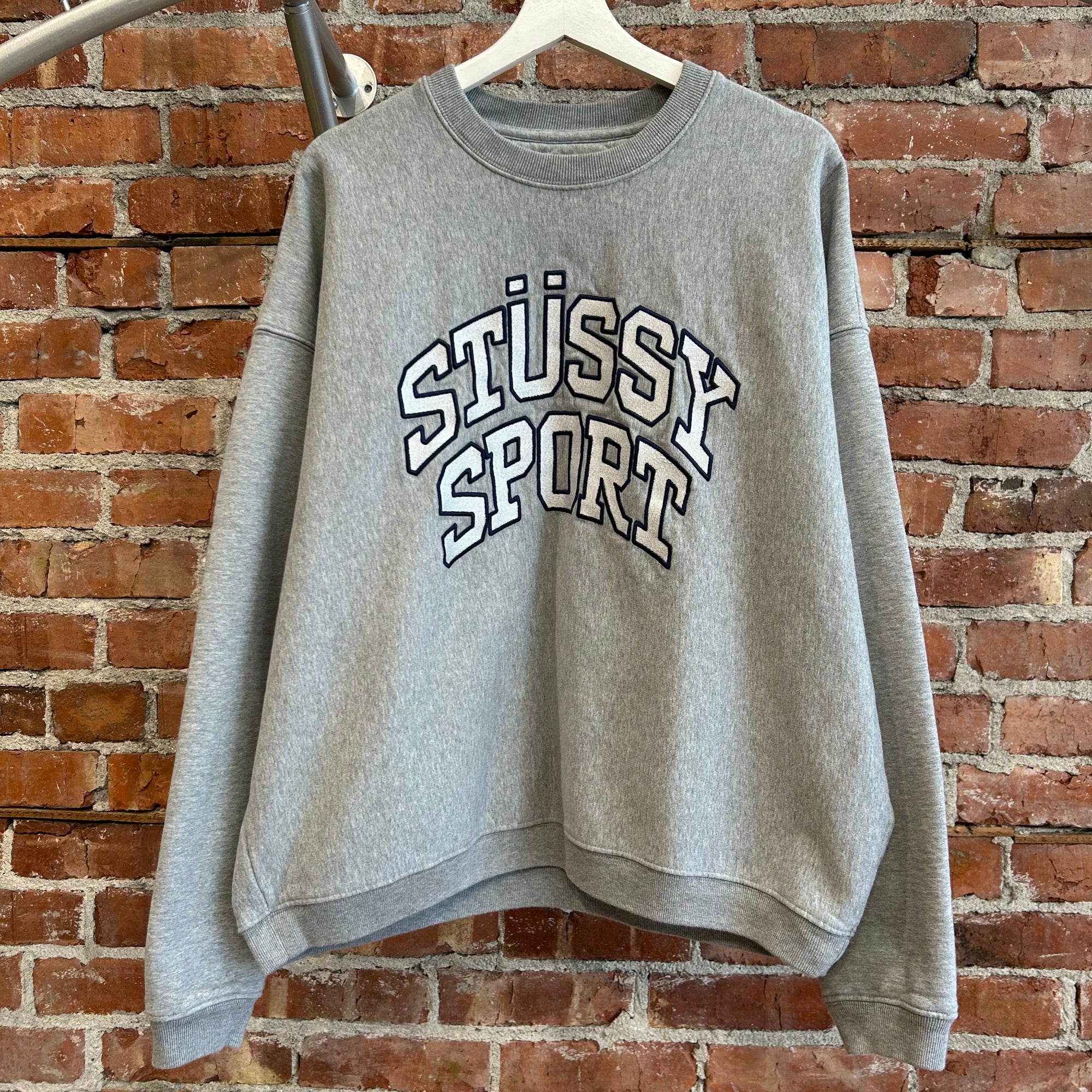 STUSSY SPORT CREWNECK ‘GRAY’