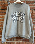 STUSSY SPORT CREWNECK ‘GRAY’