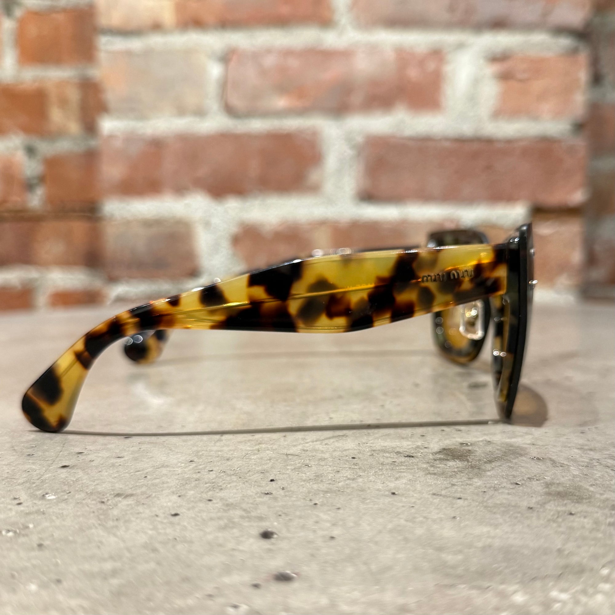 MIU MIU DOUBLE FRAME SUNGLASSES ‘TORTOISE’