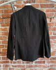 YOHJI YAMAMOTO SS23 COTTON TYPEWRITER JACKET ‘BLACK’
