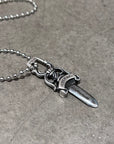 CHROME HEARTS NO. 10 DAGGER NECKLACE ‘SILVER’