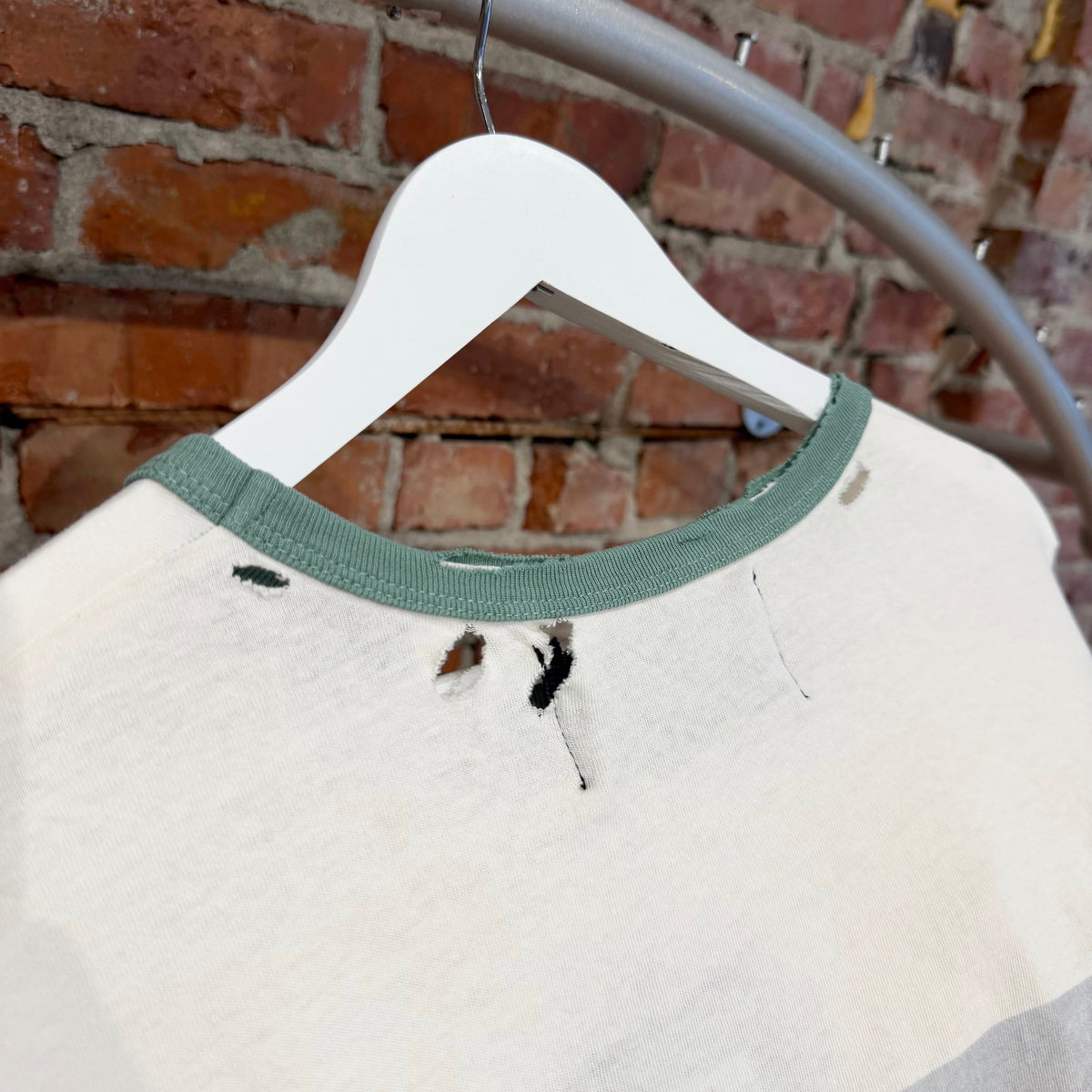 PALY HOLLYWOOD SS26 BACK TO LIFE RINGER TEE ‘CREAM’