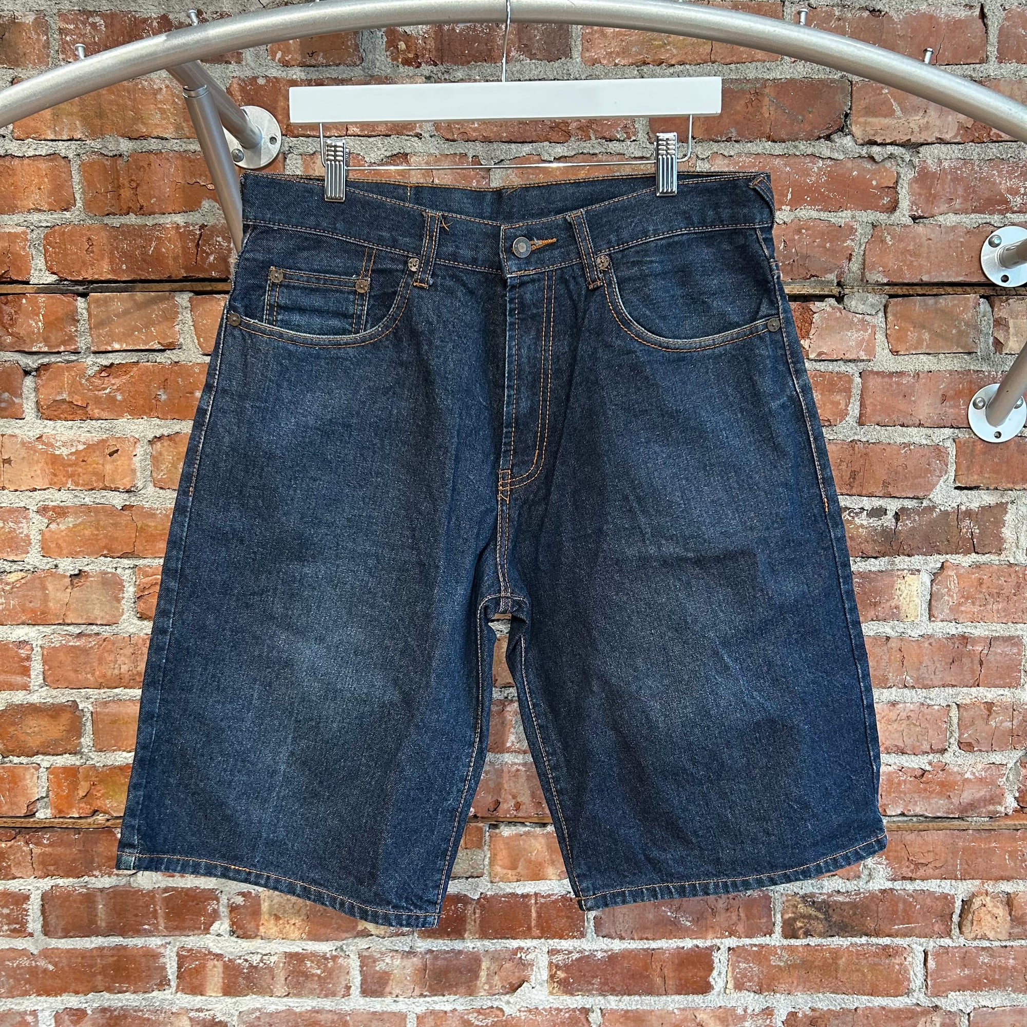 EVISU CHAINSTITCH GULL SHORTS 'INDIGO'