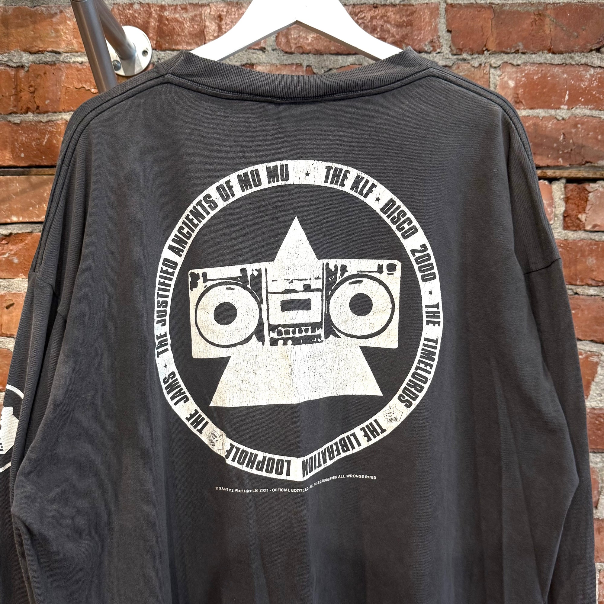 SAINT MICHAEL THE KLF LONGSLEEVE ‘VINTAGE BLACK’