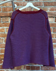 COMME DES GARÇON HOMME PLUS AD1999 ZIP CARDIGAN ‘PLUM’