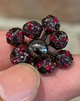 LOUIS VUITTON RUBY FLOWER RING ‘GUNMETAL’