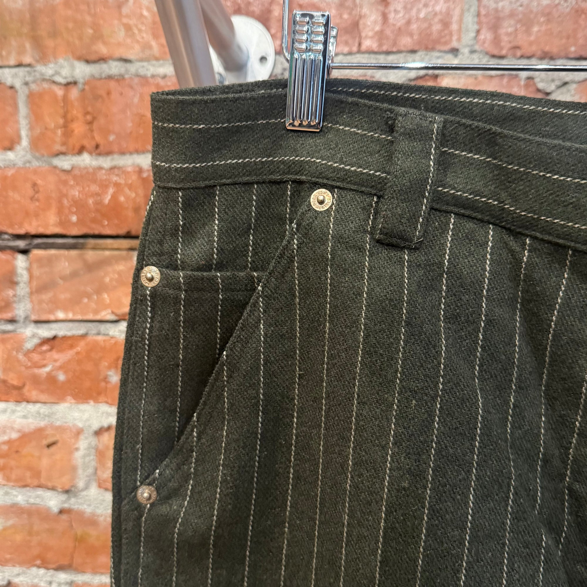 GALLERY DEPT. BUSINESS CARPENTER FLARE PANTS ‘FOREST’