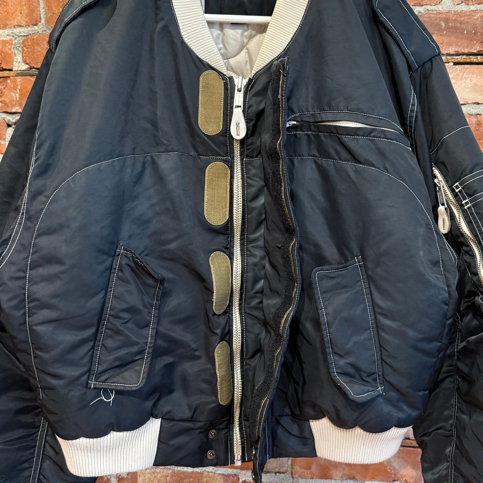ENTIRE STUDIOS A-2 BOMBER JACKET ‘NAVY’
