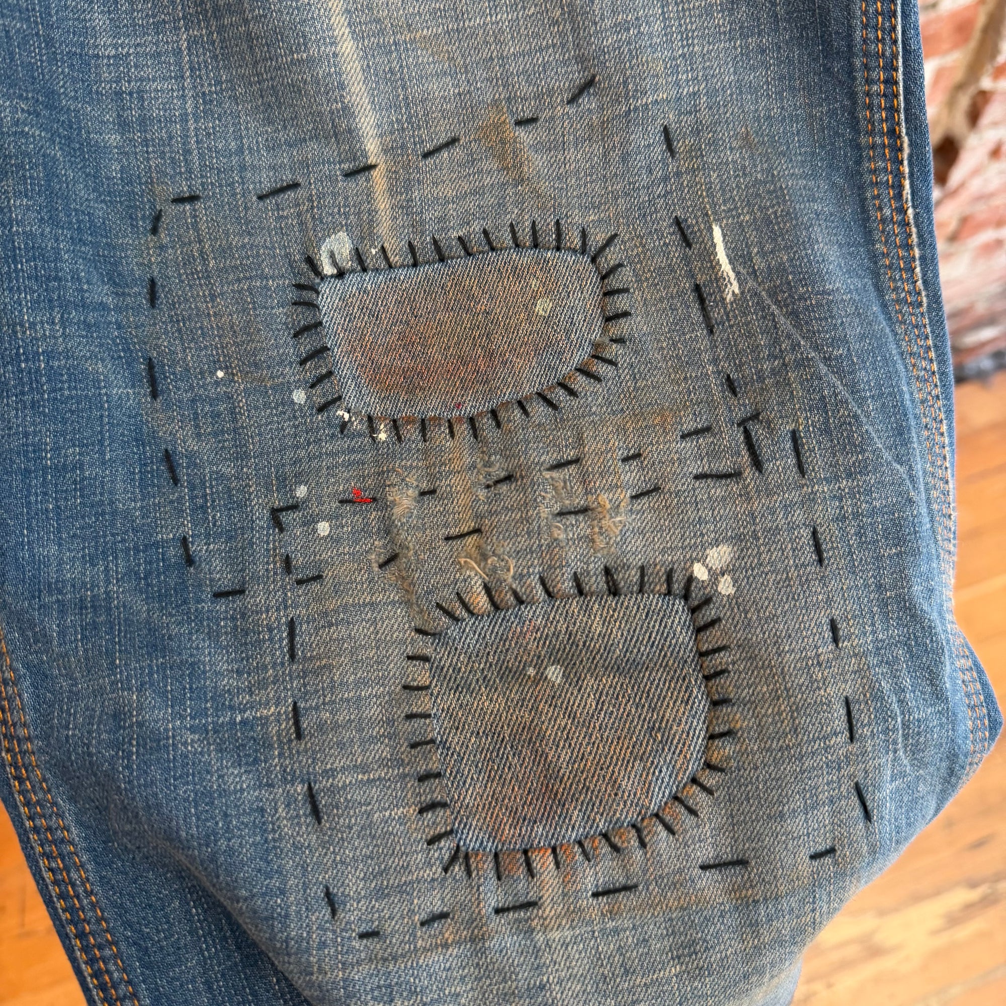 GALLERY DEPT. BARE KNUCKLE MUDWASH DENIM ‘BLUE’