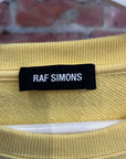 RAF SIMONS FW18 DRUGS CREWNECK ‘YELLOW’