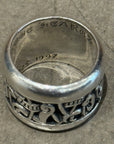 CHROME HEARTS WIDE CELTIC BAND RING 'SILVER'