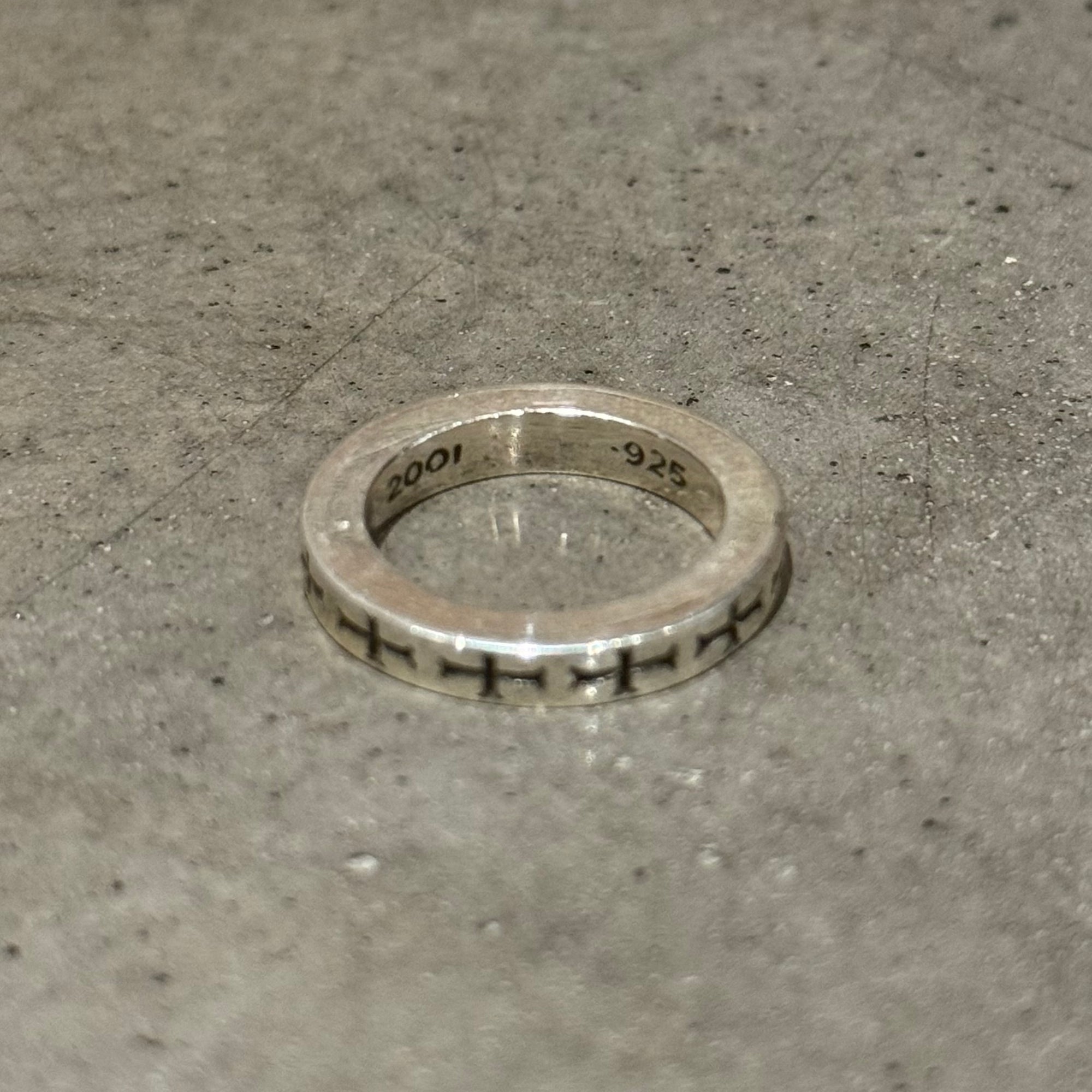 CHROME HEARTS 3MM F*CK YOU SPACER ‘SILVER