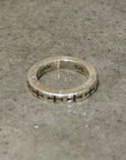 CHROME HEARTS 3MM F*CK YOU SPACER ‘SILVER