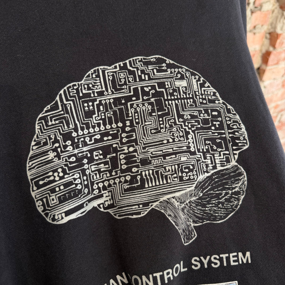 UNDERCOVER AW17 "BRAINWASHED GENERATION" H.C.S. OVERSIZED CREWNECK ‘BLACK’