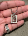 CHROME HEARTS FRAMED BABY FAT NECKLACE ‘SILVER’