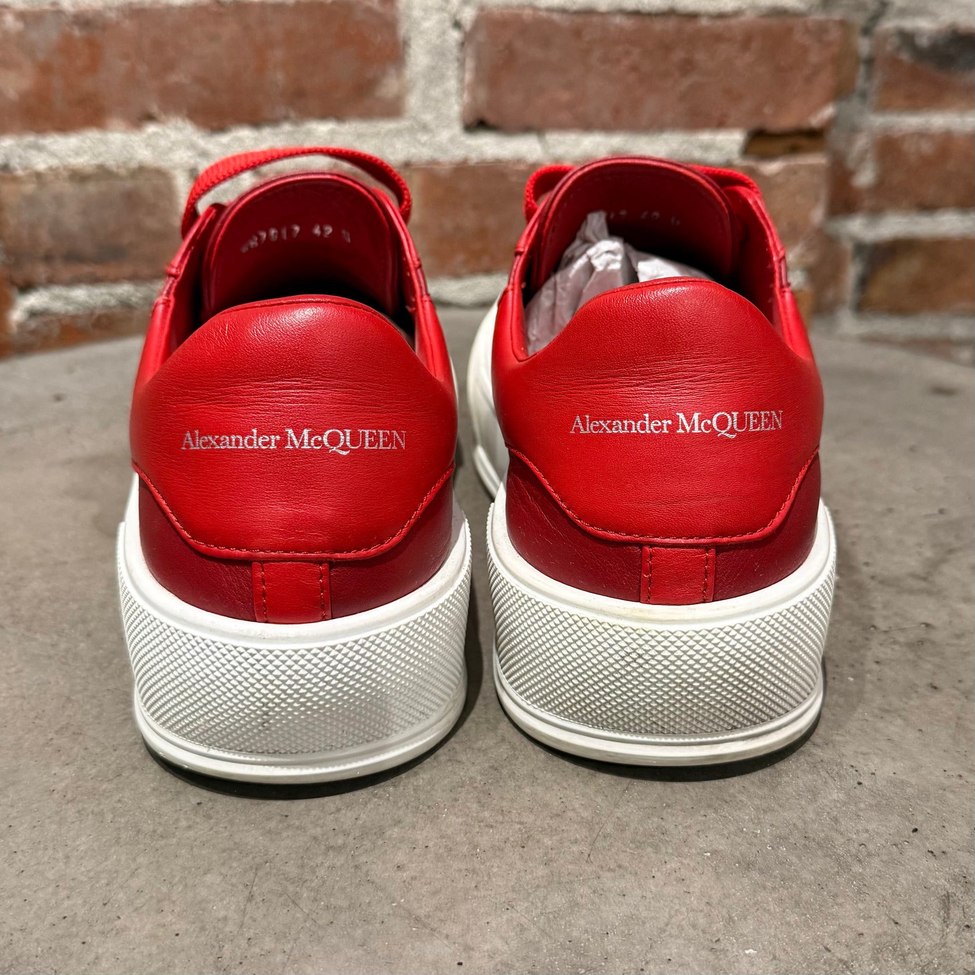 ALEXANDER MCQUEEN DECK SNEAKERS ‘RED’