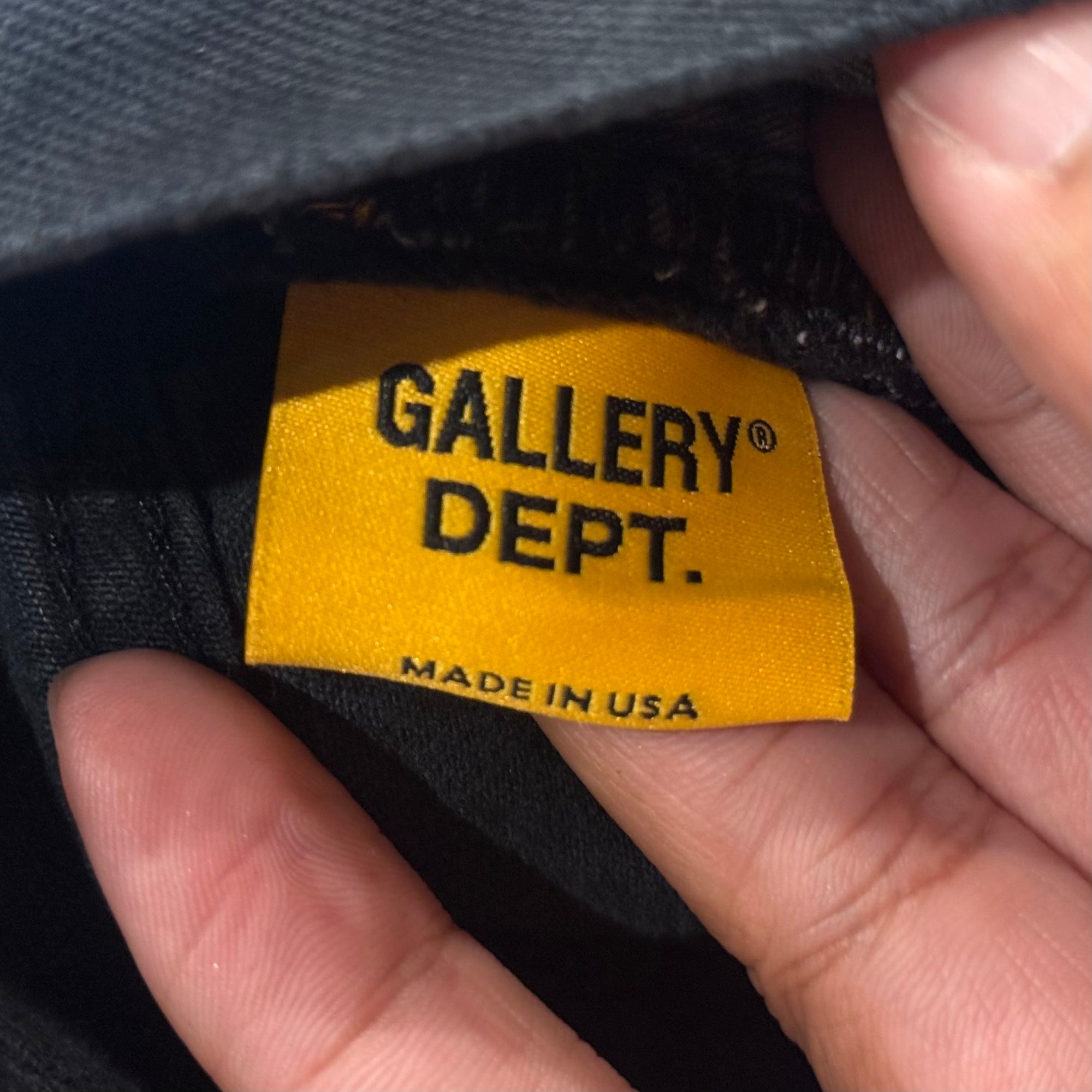 GALLERY DEPT. SCAB F*CK FACE DENIM ‘BLACK’