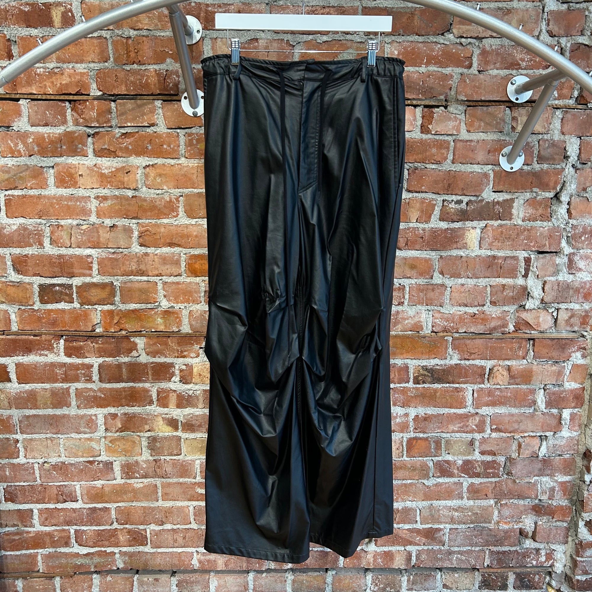 MAISON MARGIELA MM6 BAGGY LEATHER PANTS ‘BLACK’