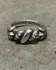 CHROME HEARTS TINY-E KNOT RING ‘SILVER’