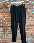 RICK OWENS VISCOSE TROUSERS ‘BLACK’