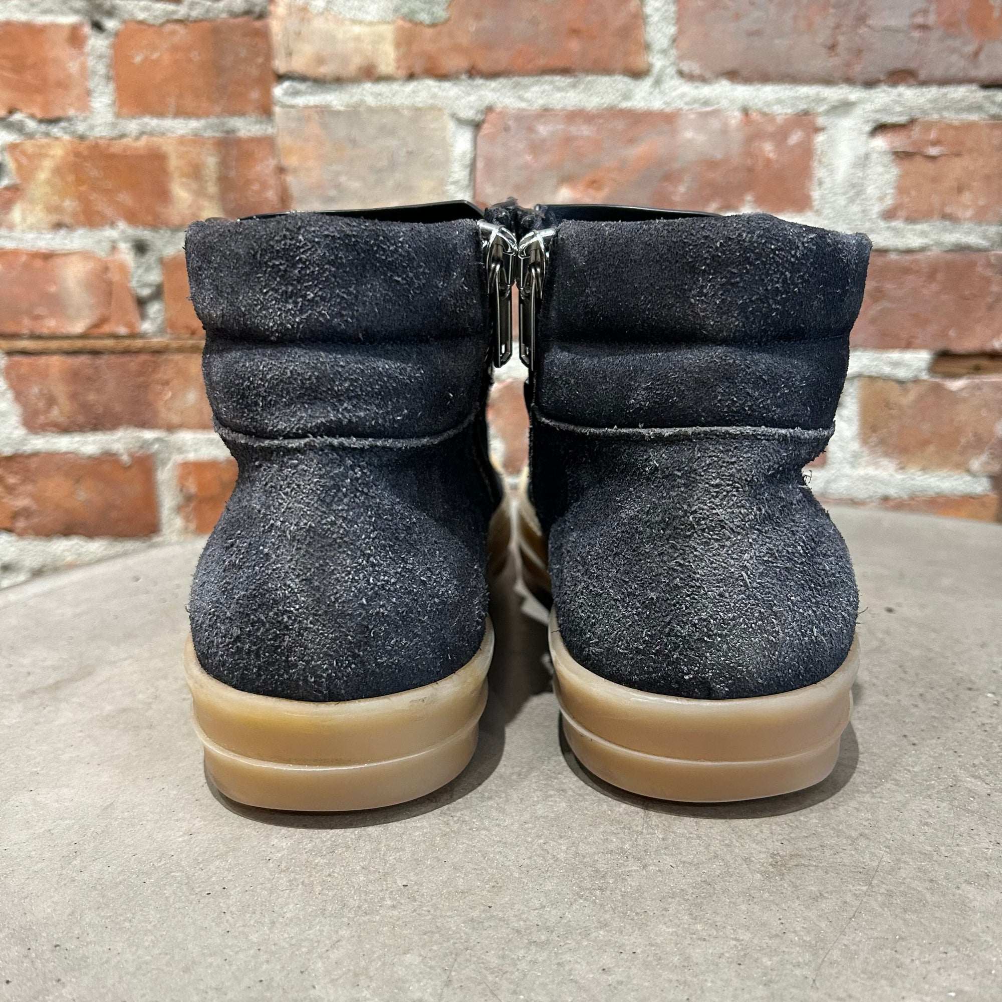 RICK OWENS MAINLINE BLISTERED LEATHER ISLAND DUNKS ‘BLACK’