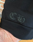 CHROME HEARTS EYE CHART MULTI-LOGO ZIP HOODIE ’BLACK’
