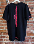 CHROME HEARTS PINK SPINE SCRIPT TEE ‘BLACK’