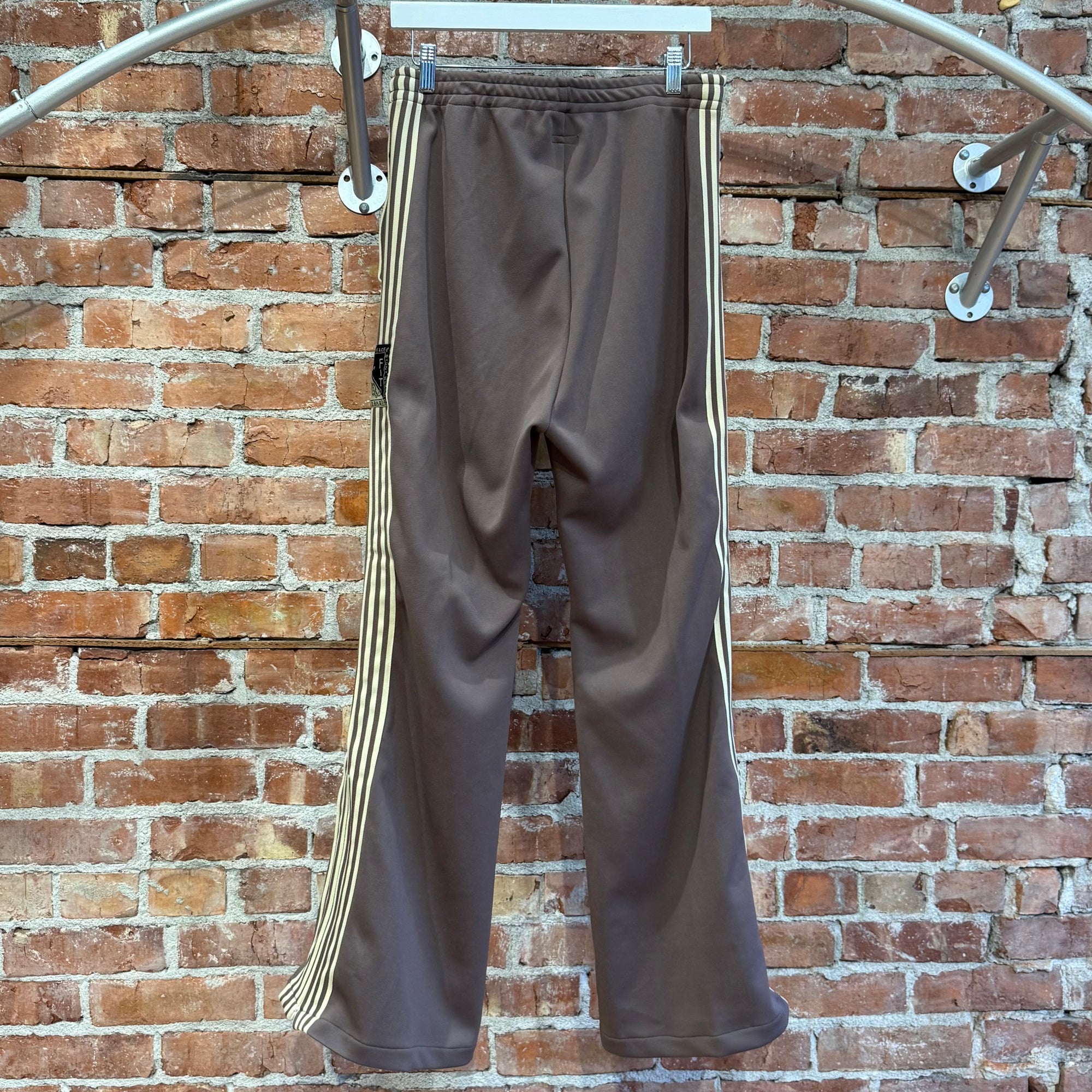 KAPITAL STUNTMAN FLARED TRACK PANTS ‘BROWN’