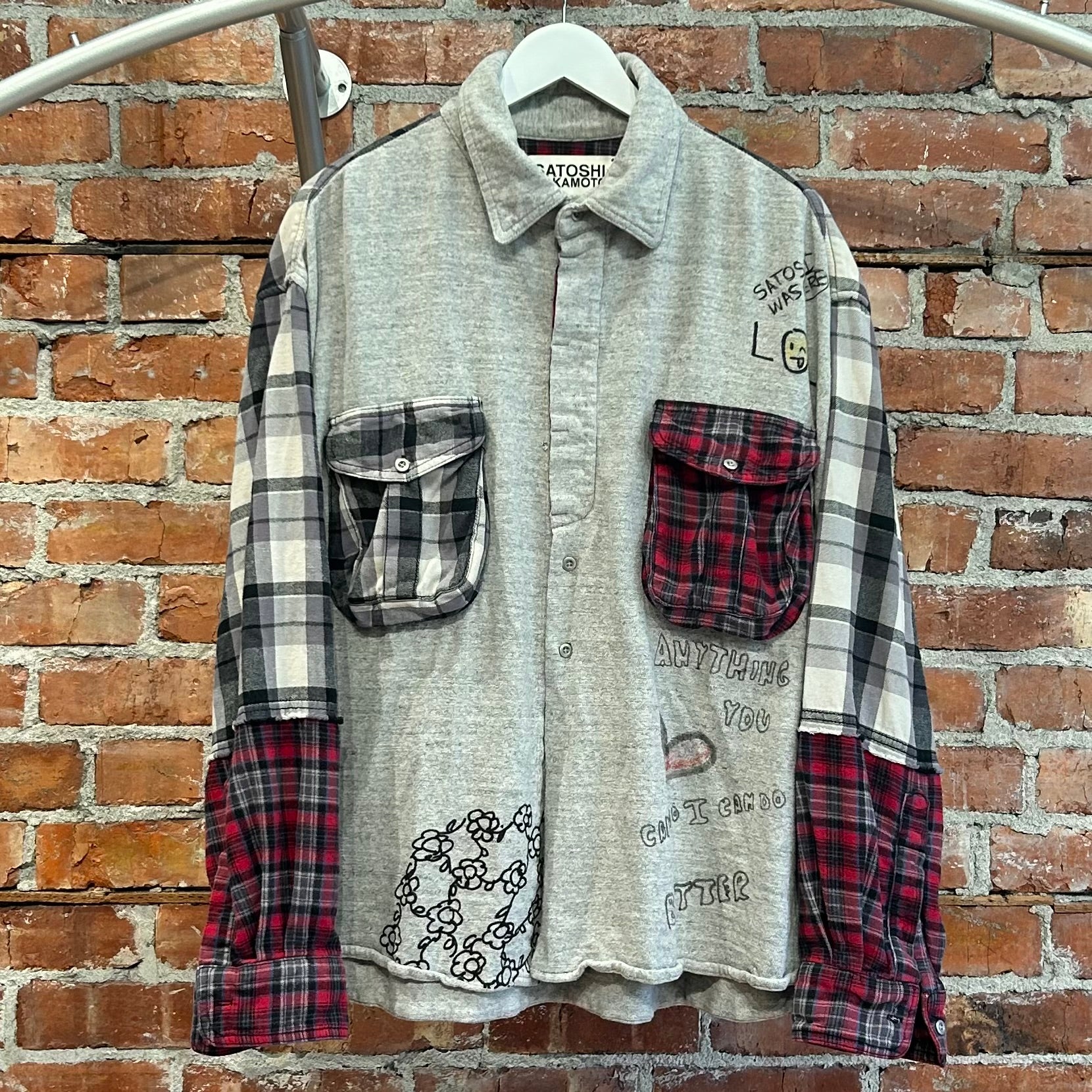 SATOSHI NAKAMOTO SS26 NESSA PATCHWORK FLANNEL ‘MULTI’