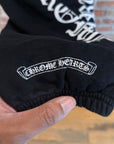 CHROME HEARTS SCRIPT LOGO SWEATPANTS ‘BLACK’