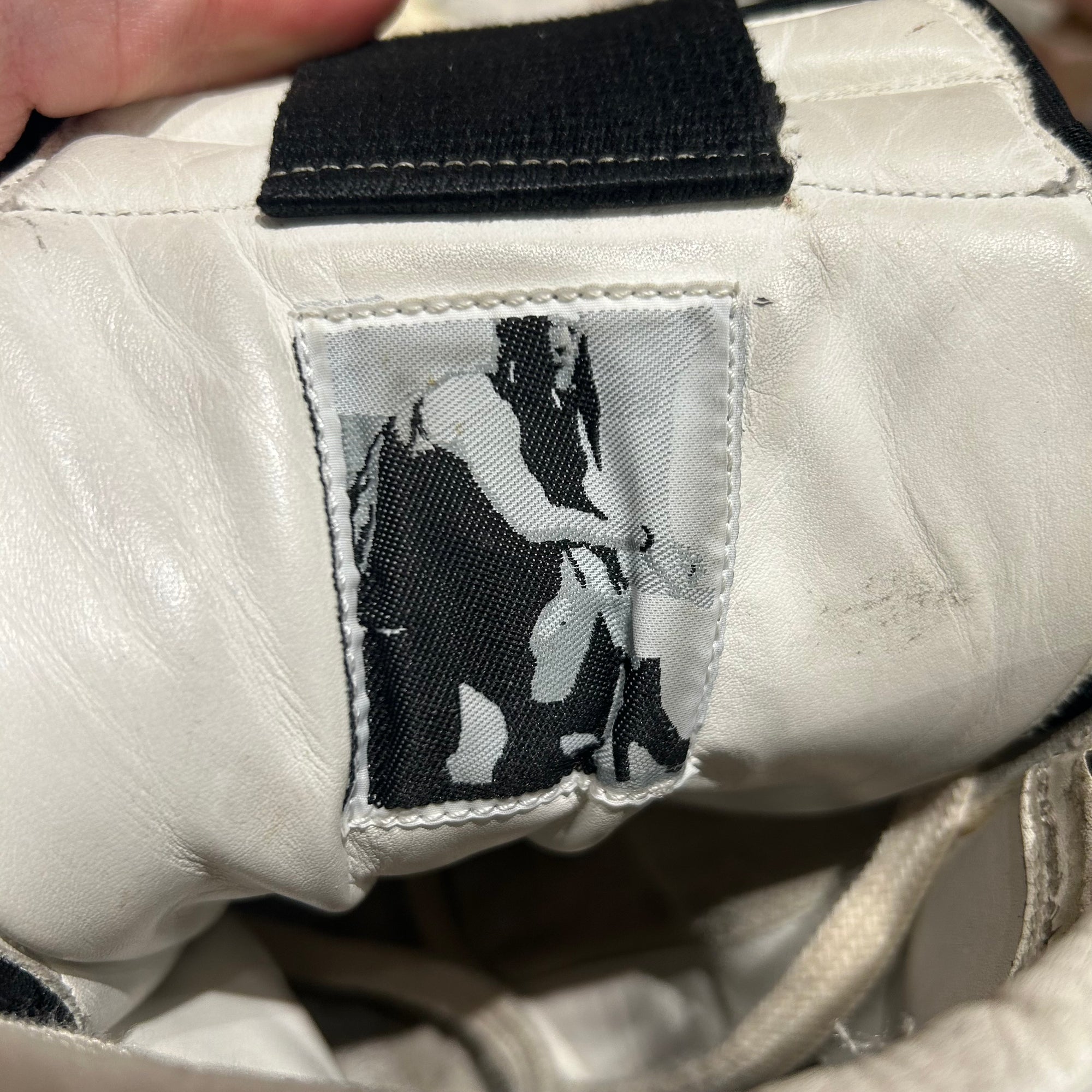 RICK OWENS FW16 GEOBASKET SNEAKERS ‘MILK’