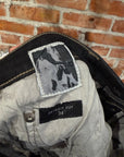 RICK OWENS FW21 GETHSEMANE DRKSHDW WAXED DETROIT DENIM ‘BLACK’