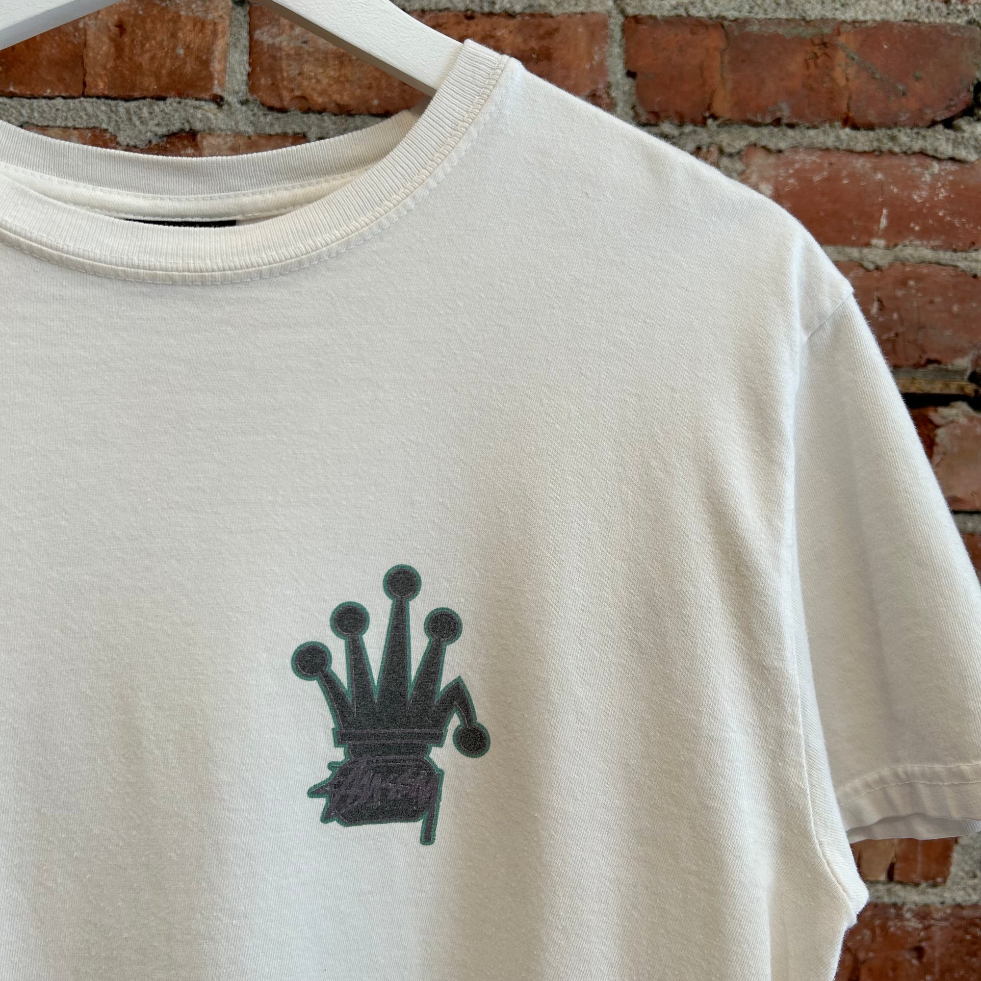 STUSSY INTERNATIONAL CROWN TEE ‘WHITE’