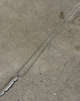 CHROME HEARTS FEATHER NECKLACE ‘SILVER’
