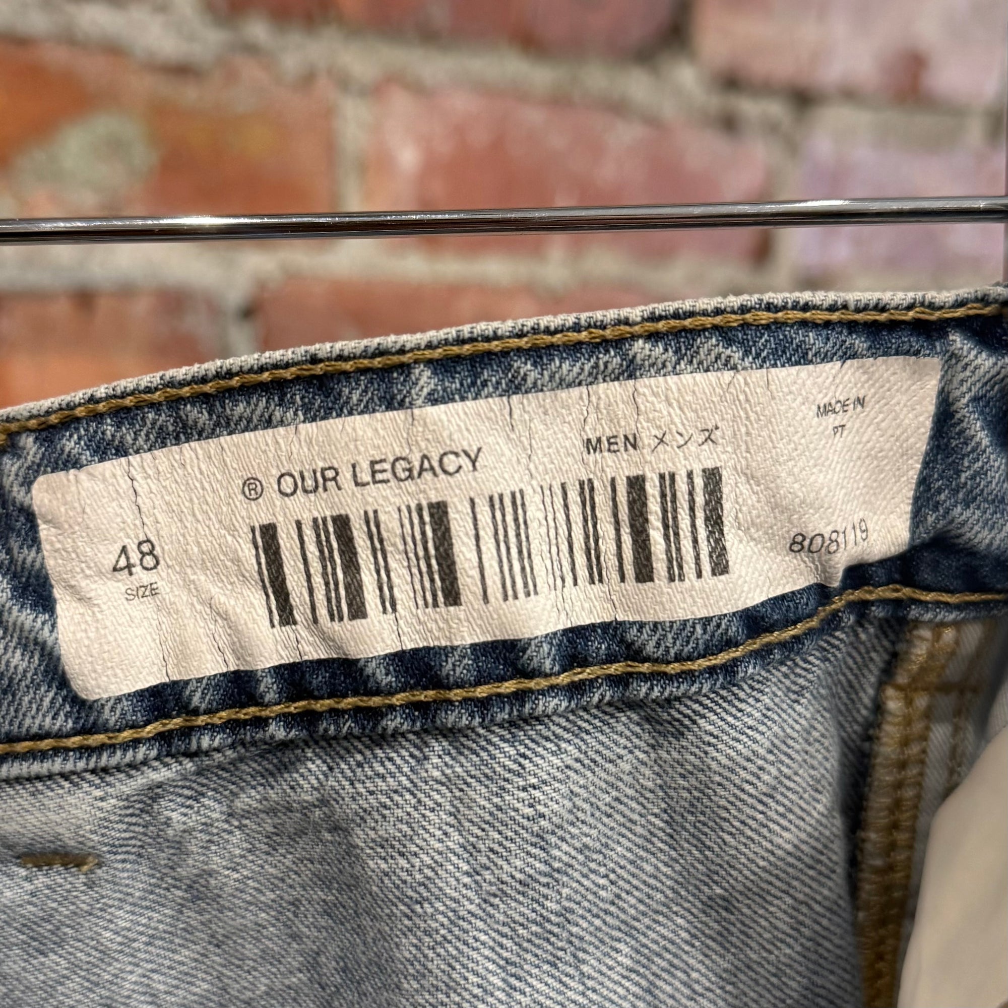 OUR LEGACY WIDE LEG JOINER DENIM ‘LIGHT WASH’