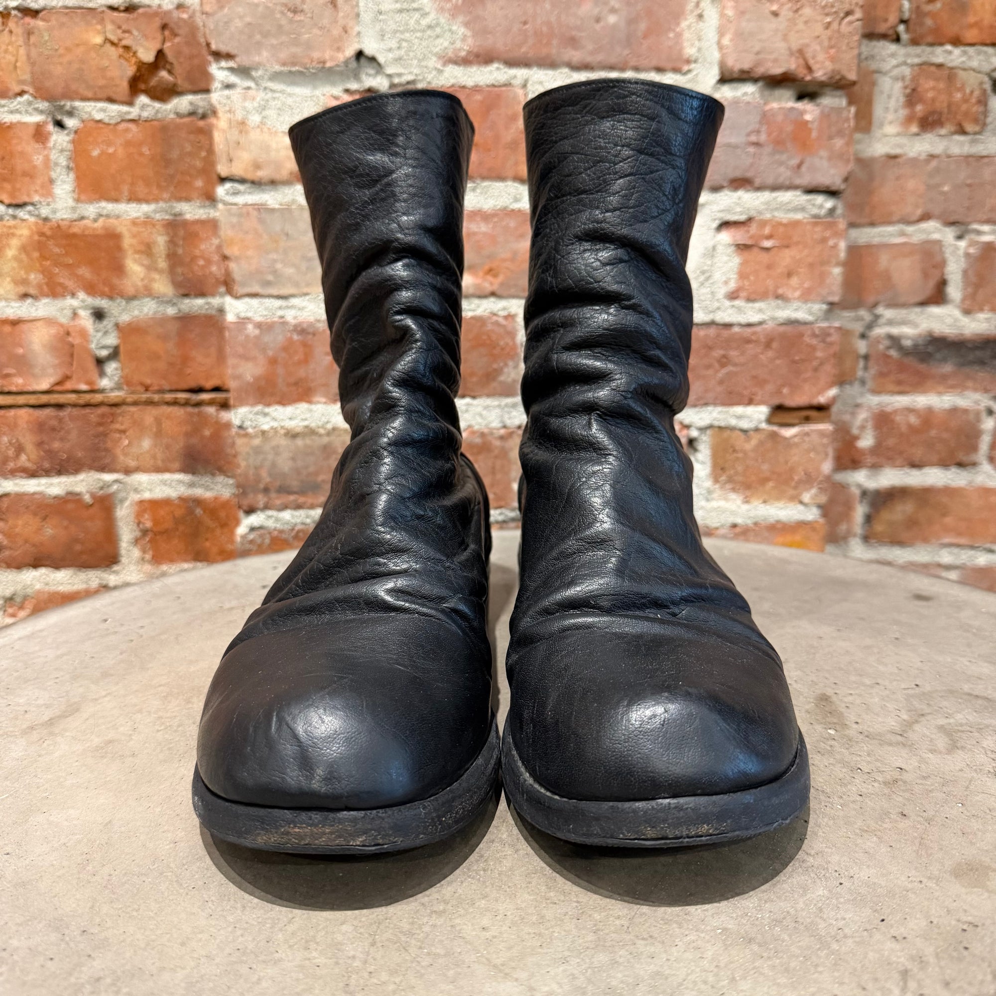 A1923 TORNADO LEATHER BOOTS ‘BLACK’